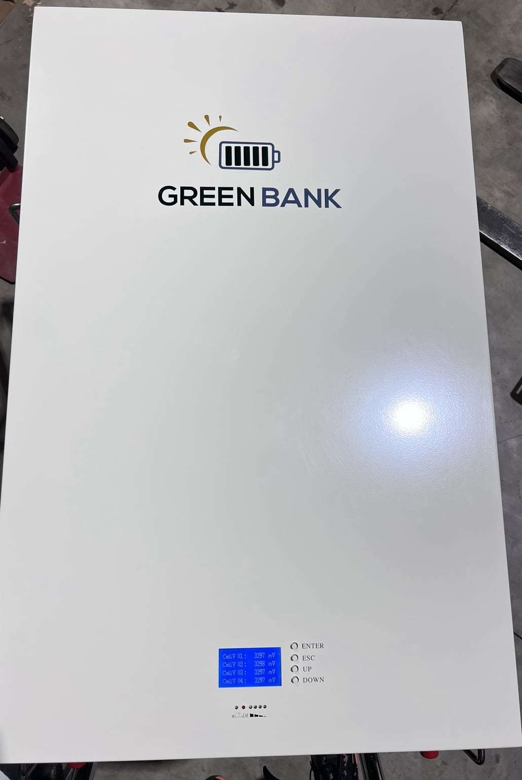 Green Bank Solar LiFePO4 15 KWH lithium battery 48V 280AH - WG48280E 6500 cycles.