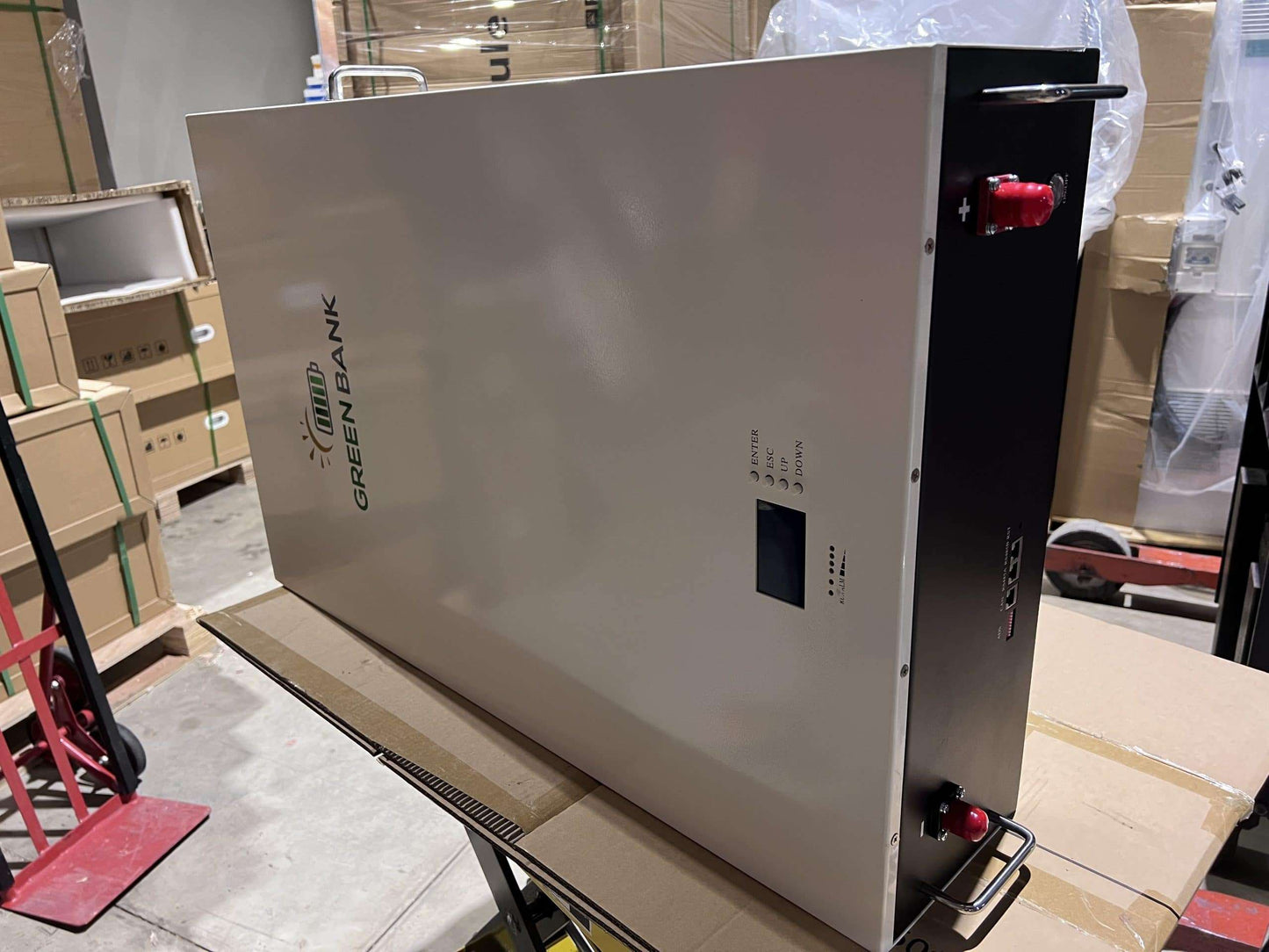 Green Bank Solar LiFePO4 15 KWH lithium battery 48V 280AH - WG48280E 6500 cycles.