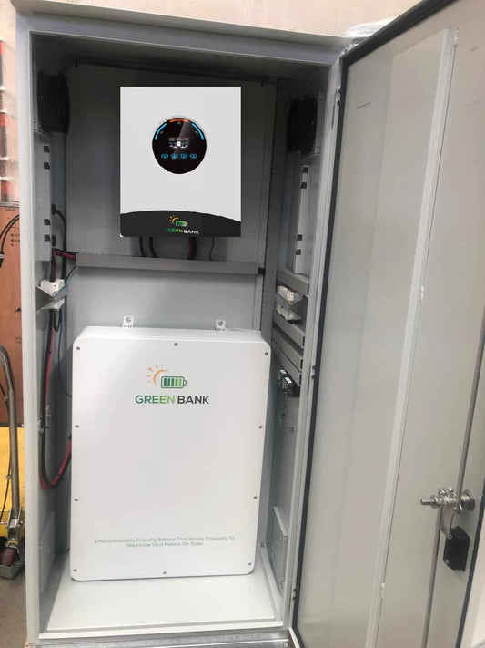 Green Bank Off Grid 6KW System Inverter + 12KWH lithium LiFePo4 battery