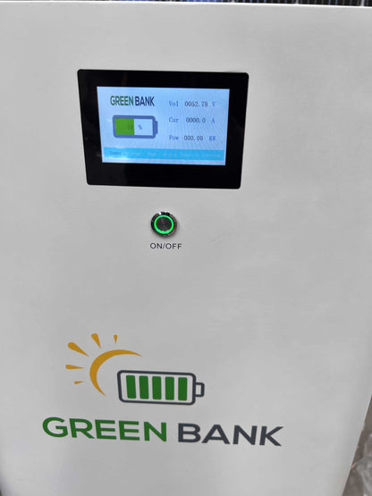 Green Bank Solar LiFePO4 20 KWH lithium battery 48V 400AH - WG48400E 6500 cycles