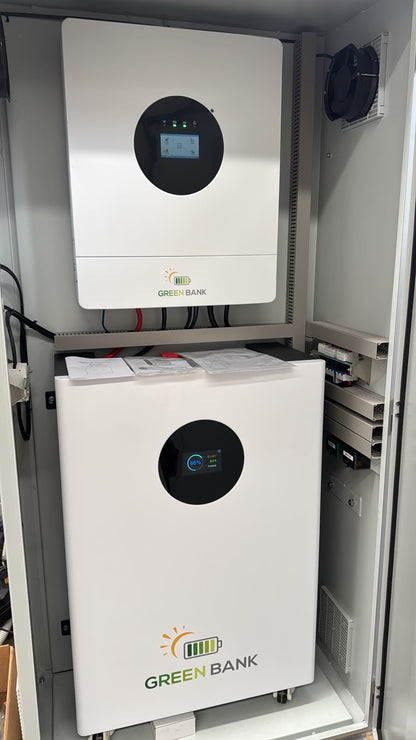 Green Bank Off Grid 16KW Inverter + 30KWH lithium LiFePo4 battery